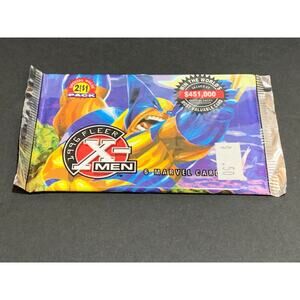 1996 Fleer Marvel X-Men Sealed Trading Card Pack Unopened Marvel